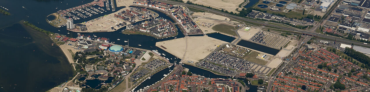 luchtfoto van Harderwijk